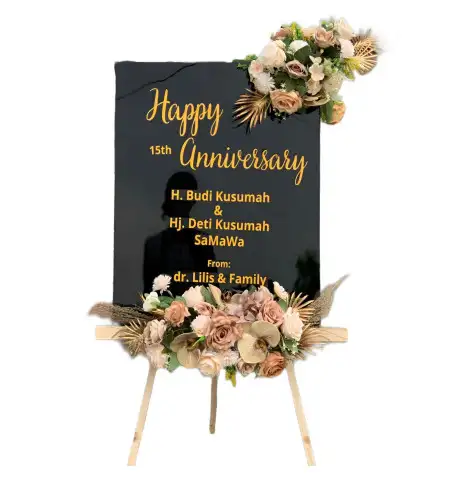 Papan Bunga Akrilik Jenamas