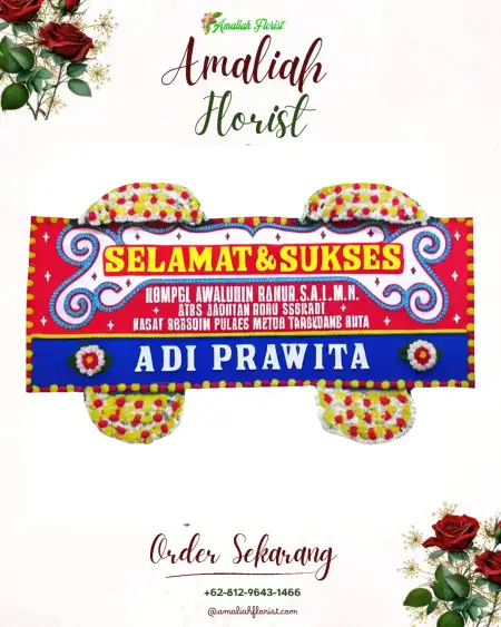 Papan Bunga Ucapan Selamat Jenamas